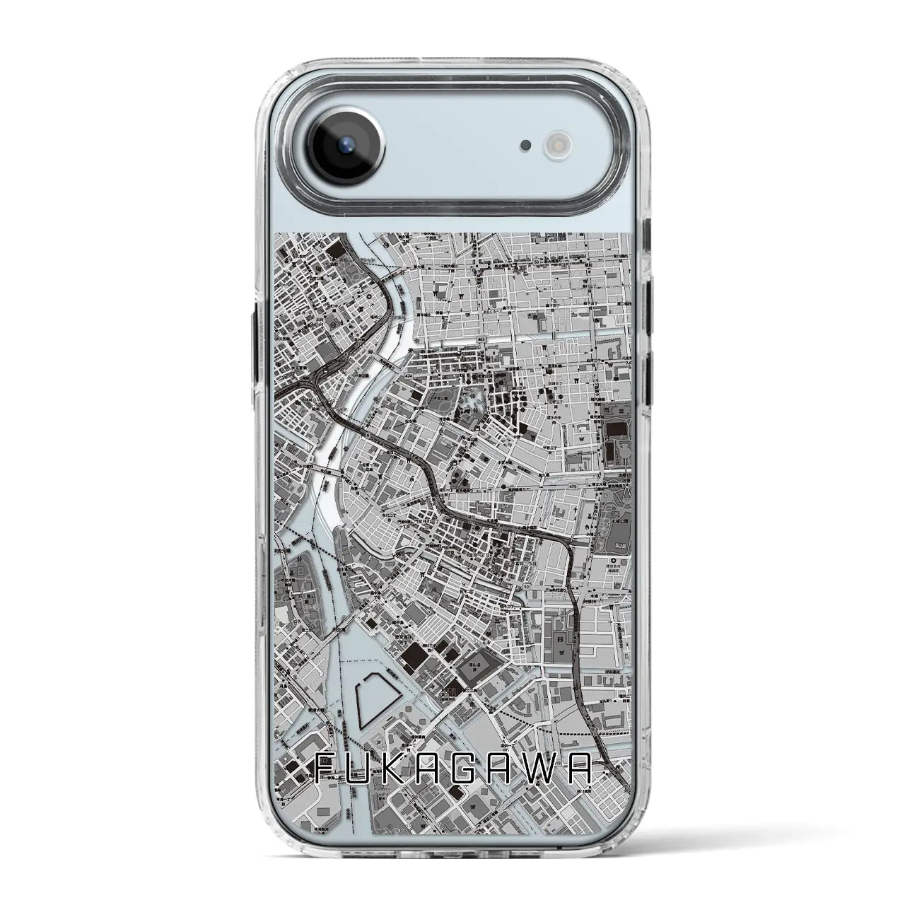 【深川2(東京都)】地図柄iPhoneケース(MagSafeタイプ)