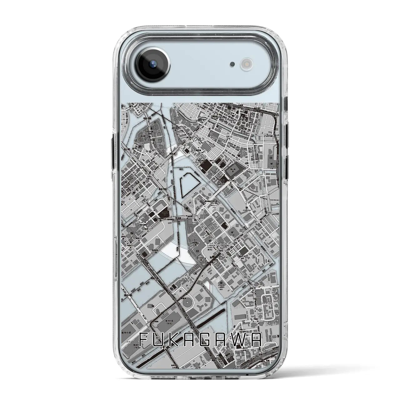 【深川(東京都)】地図柄iPhoneケース(MagSafeタイプ)