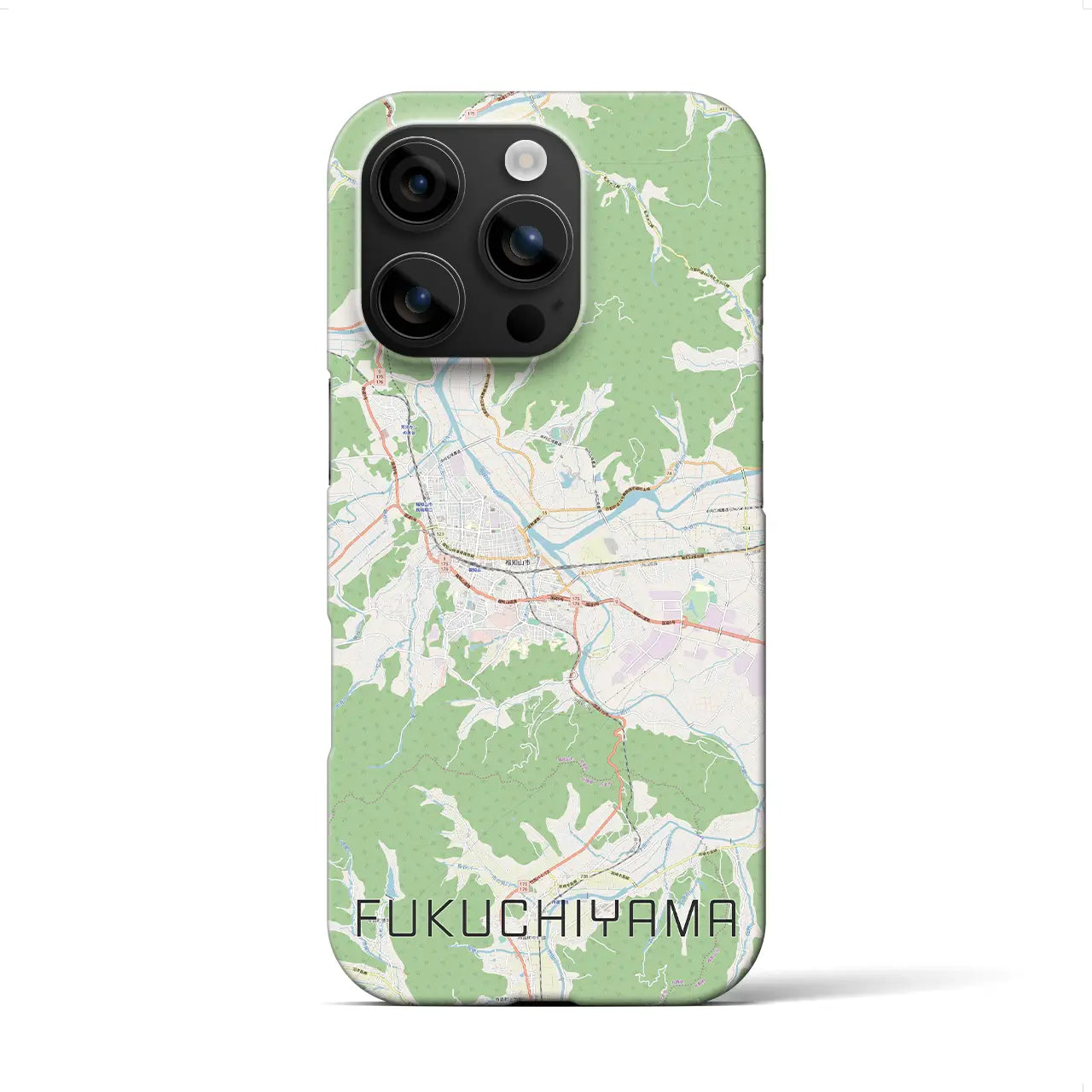 【福知山(京都府)】地図柄iPhoneケース(バックカバータイプ)
