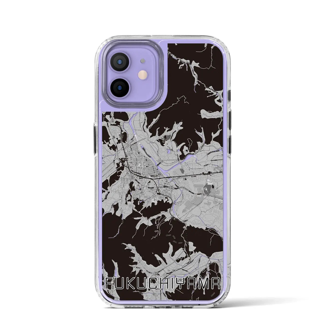 【福知山(京都府)】地図柄iPhoneケース(MagSafeタイプ)