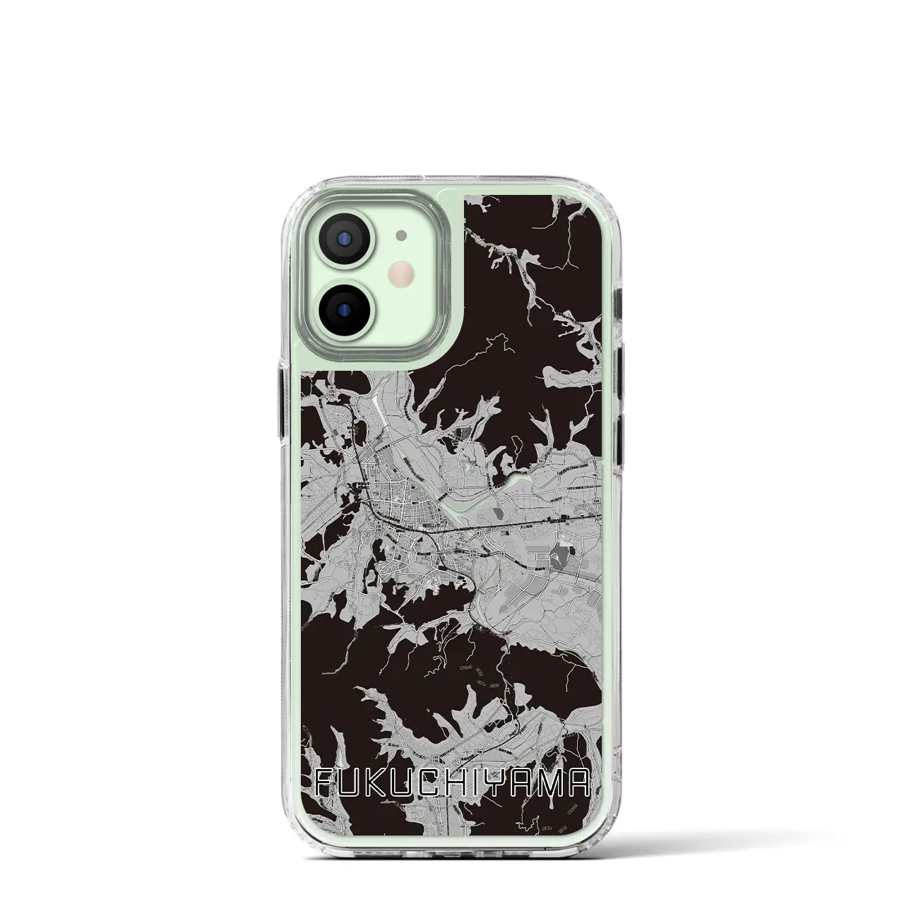 【福知山(京都府)】地図柄iPhoneケース(MagSafeタイプ)