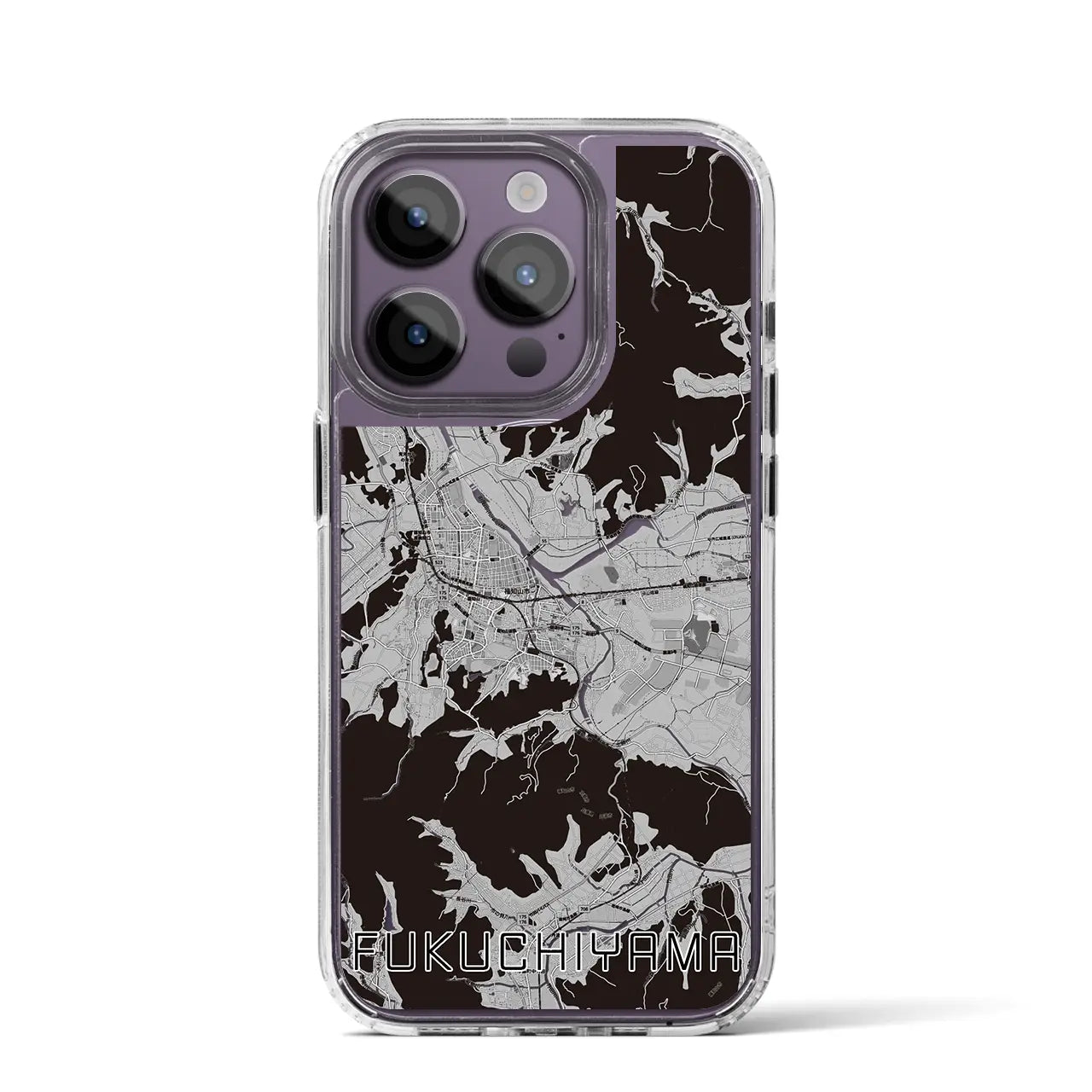 【福知山(京都府)】地図柄iPhoneケース(MagSafeタイプ)