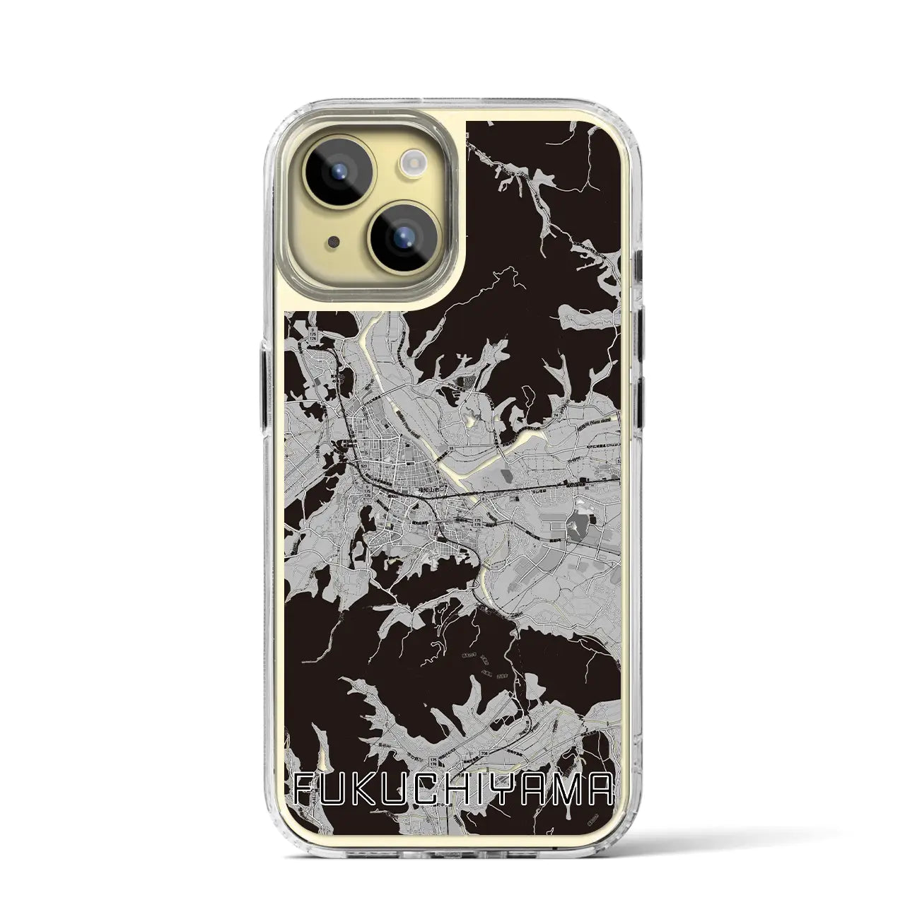 【福知山(京都府)】地図柄iPhoneケース(MagSafeタイプ)