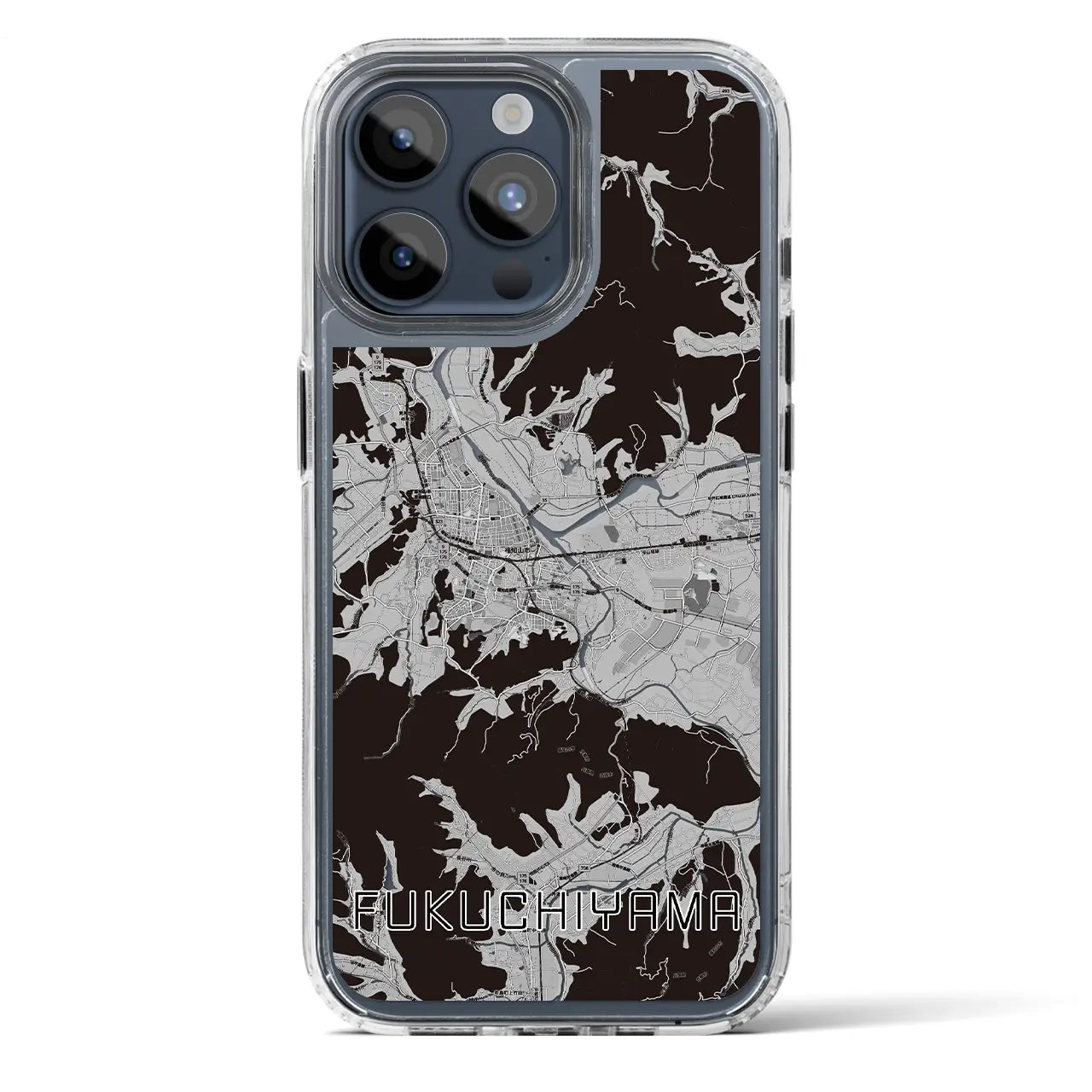 【福知山(京都府)】地図柄iPhoneケース(MagSafeタイプ)