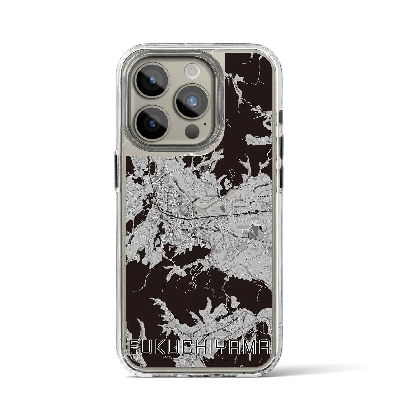 【福知山(京都府)】地図柄iPhoneケース(MagSafeタイプ)