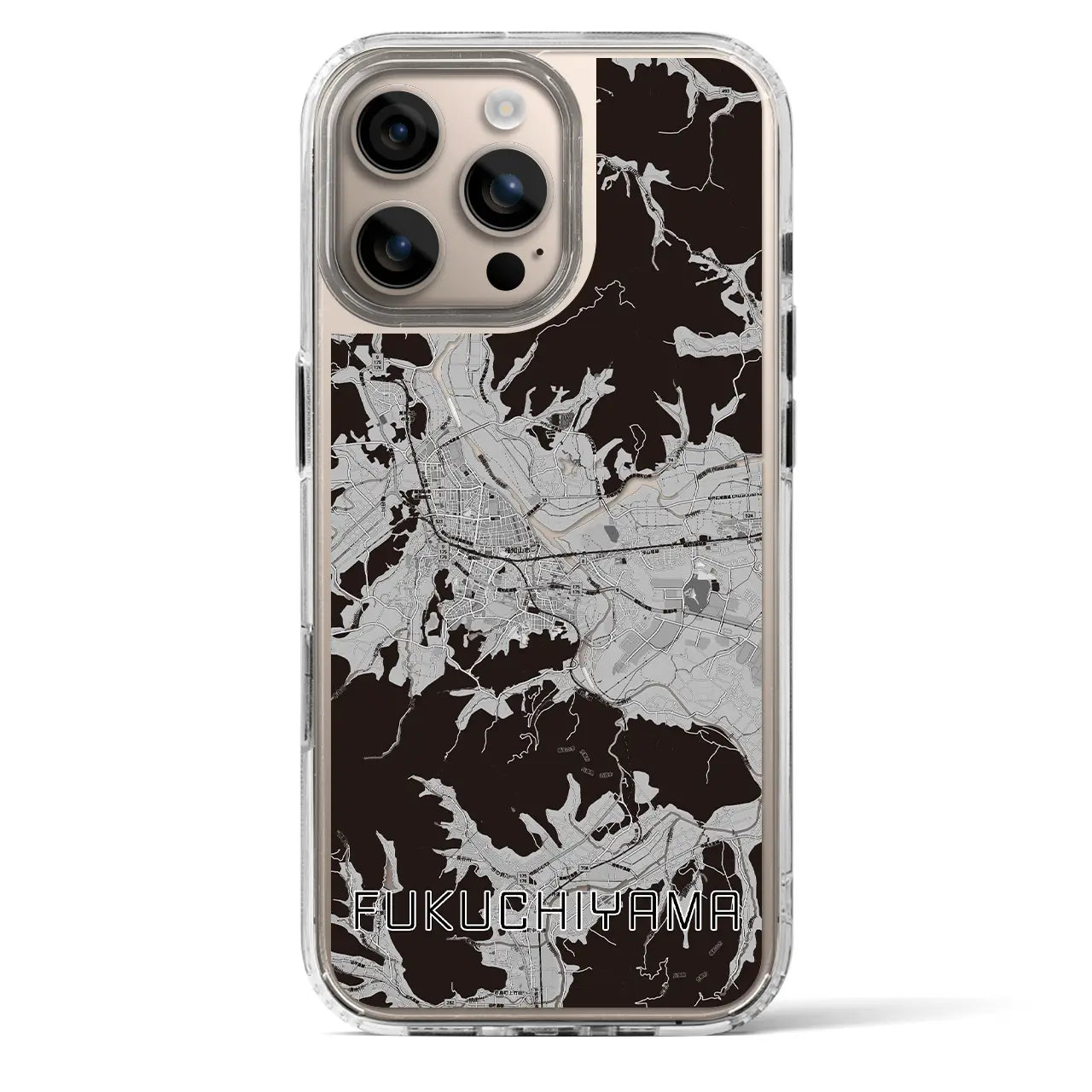 【福知山(京都府)】地図柄iPhoneケース(MagSafeタイプ)