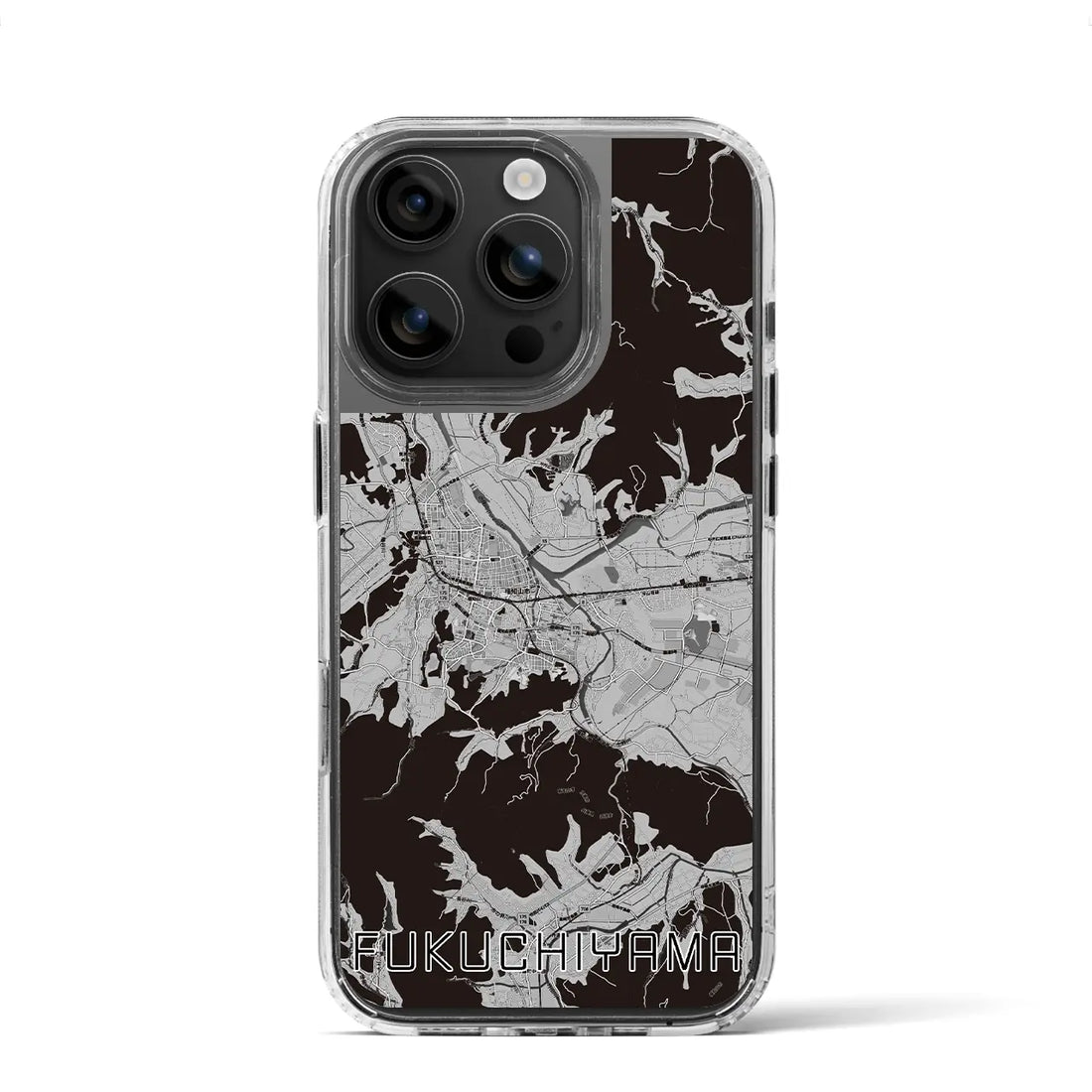【福知山(京都府)】地図柄iPhoneケース(MagSafeタイプ)