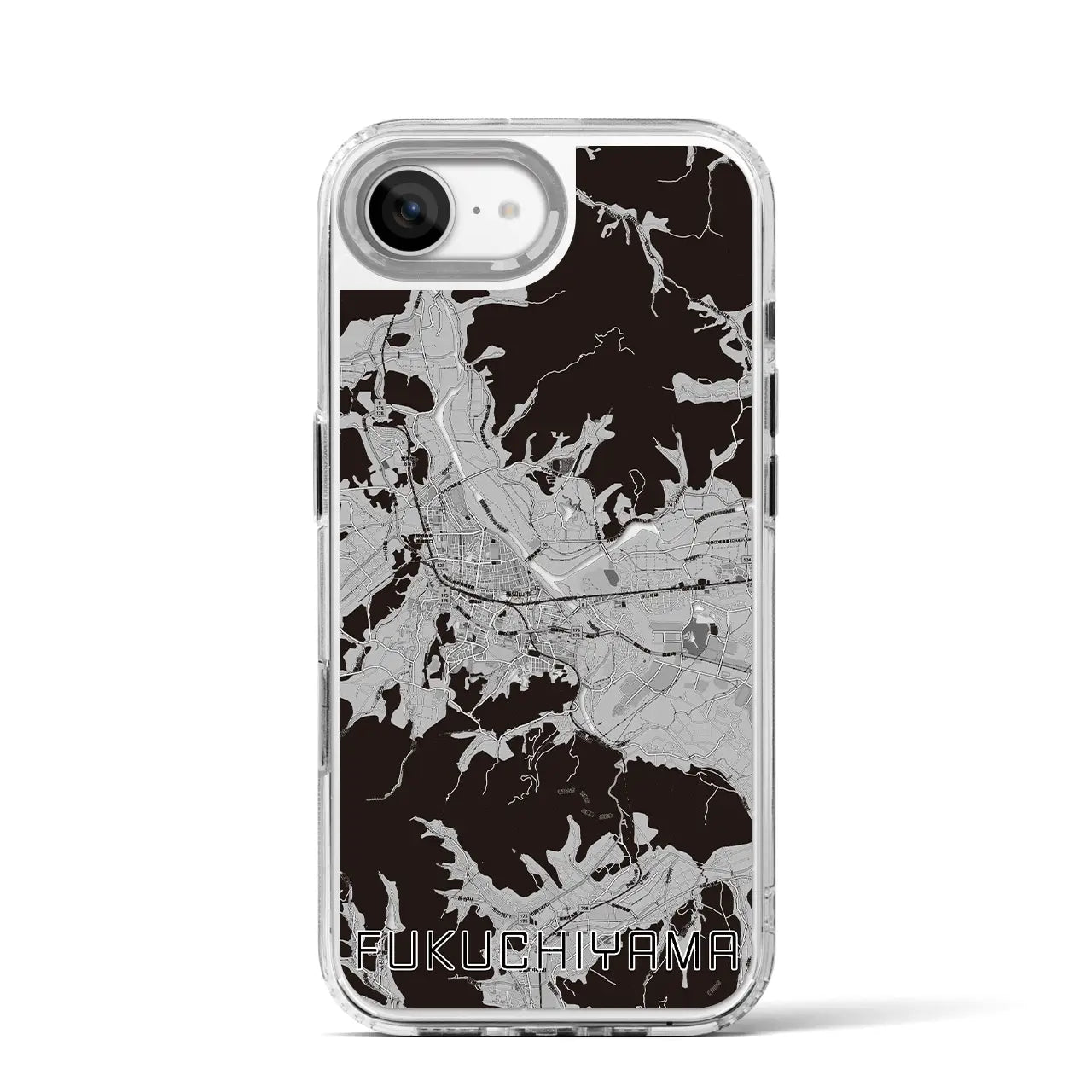 【福知山(京都府)】地図柄iPhoneケース(MagSafeタイプ)