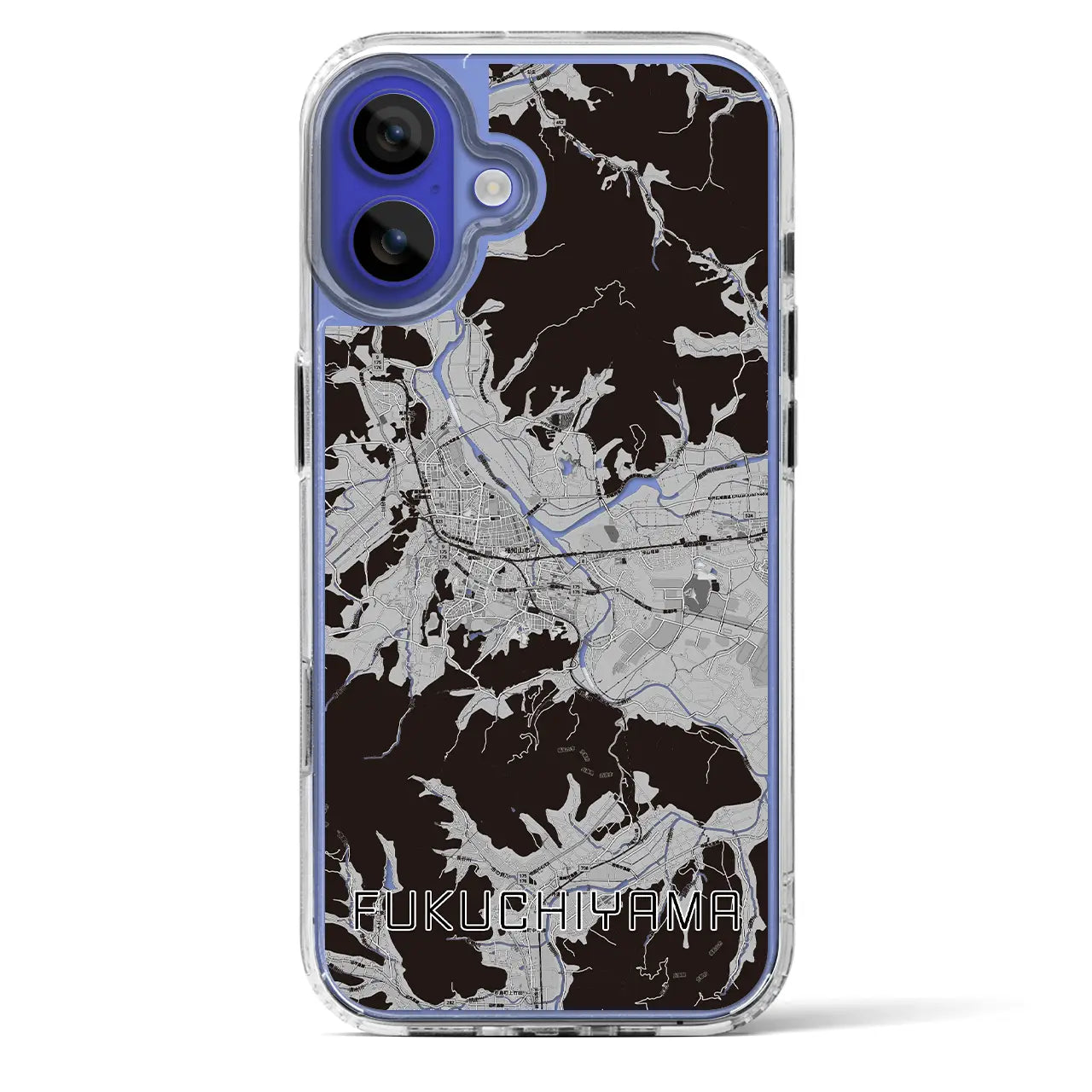 【福知山(京都府)】地図柄iPhoneケース(MagSafeタイプ)