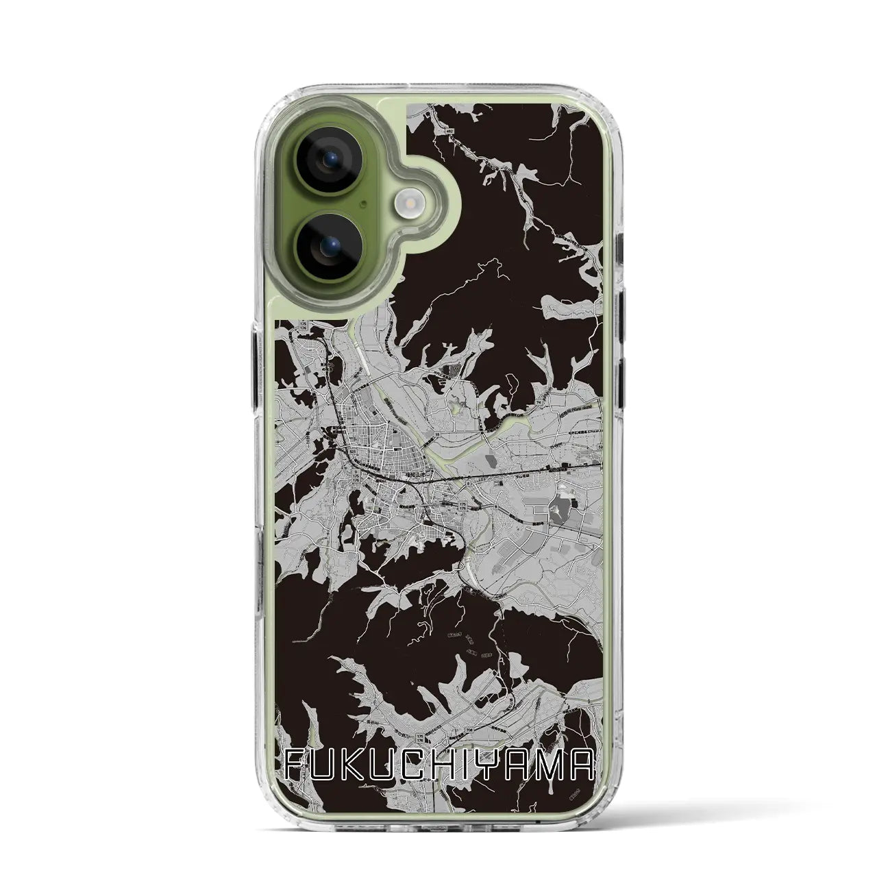 【福知山(京都府)】地図柄iPhoneケース(MagSafeタイプ)