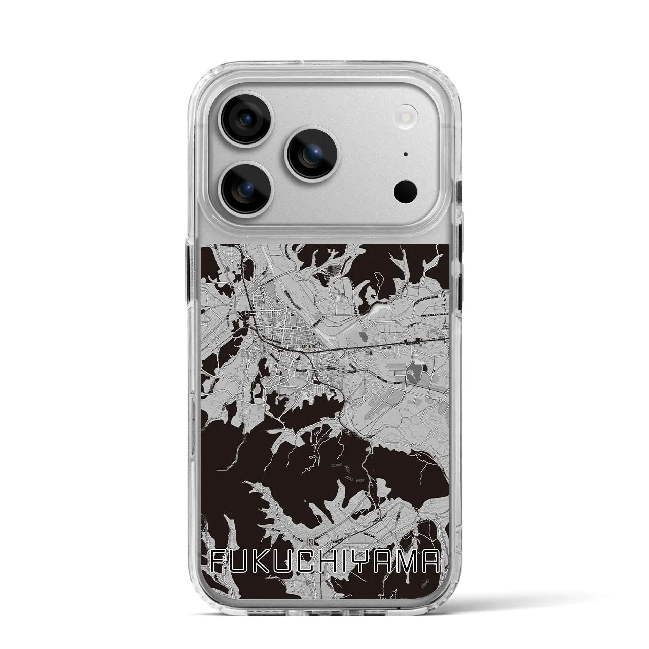 【福知山(京都府)】地図柄iPhoneケース(MagSafeタイプ)