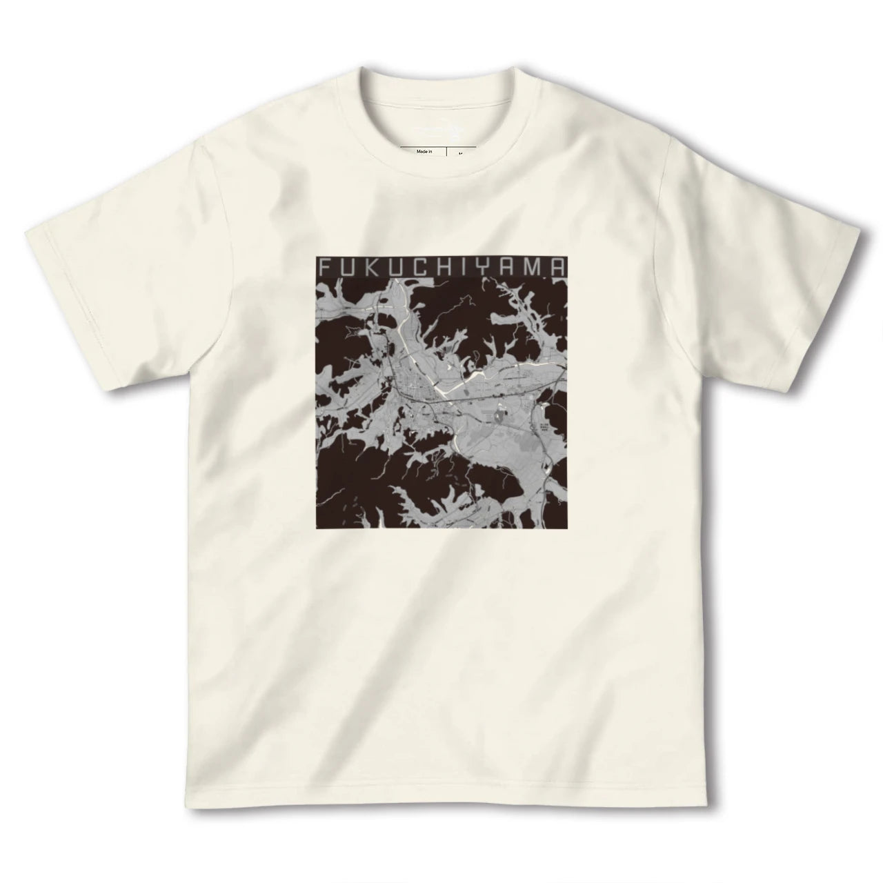 【福知山(京都府)】地図柄ヘビーウェイトTシャツ