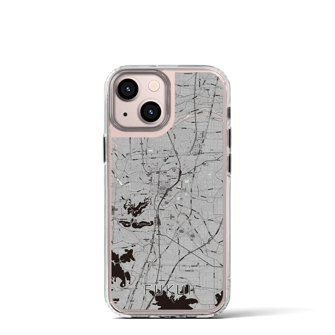 【福井(福井県)】地図柄iPhoneケース(MagSafeタイプ)