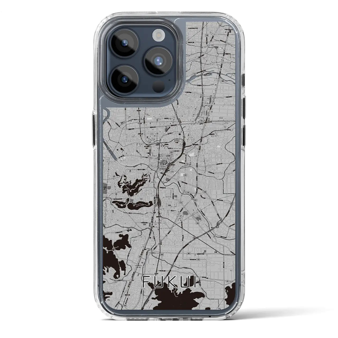 【福井(福井県)】地図柄iPhoneケース(MagSafeタイプ)