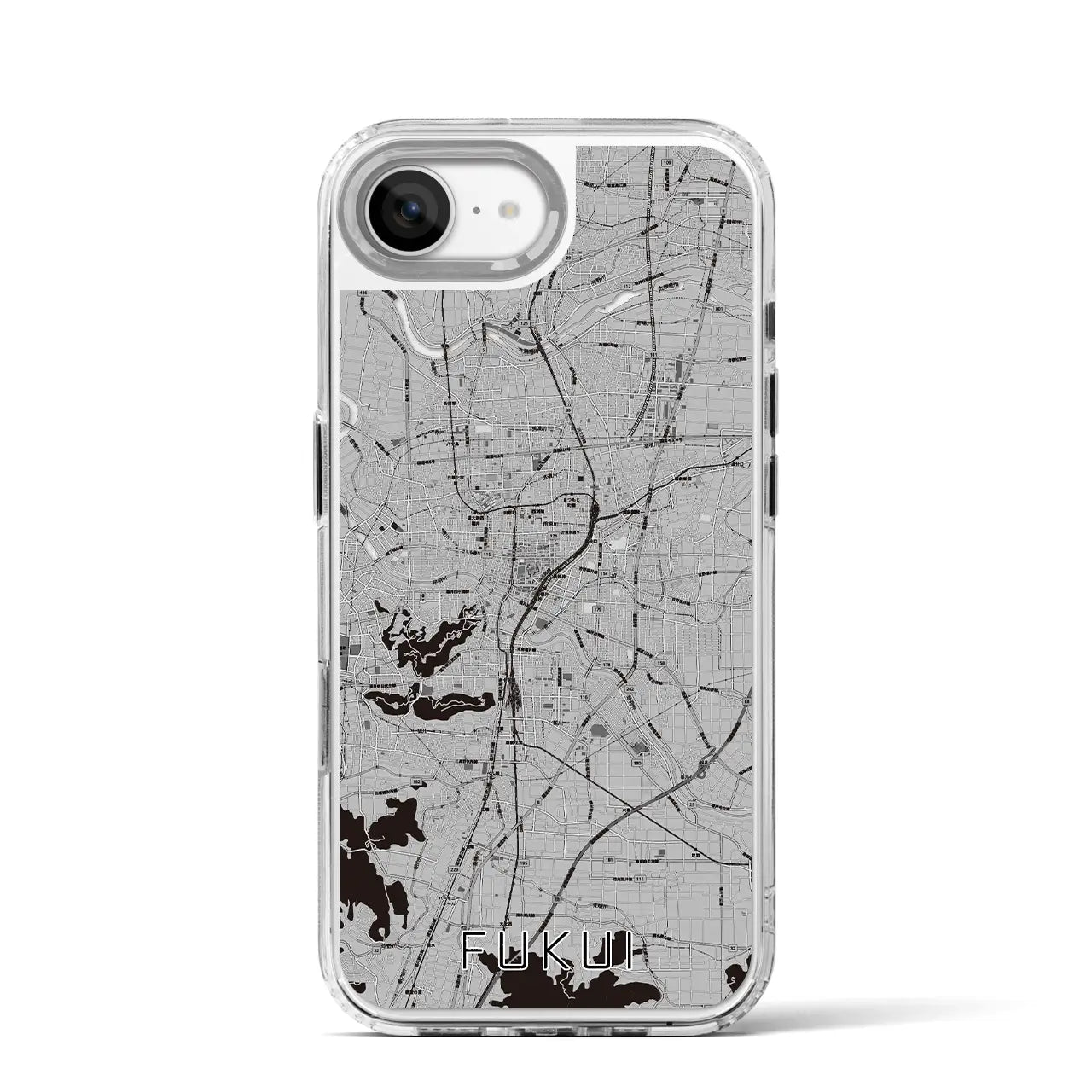 【福井(福井県)】地図柄iPhoneケース(MagSafeタイプ)