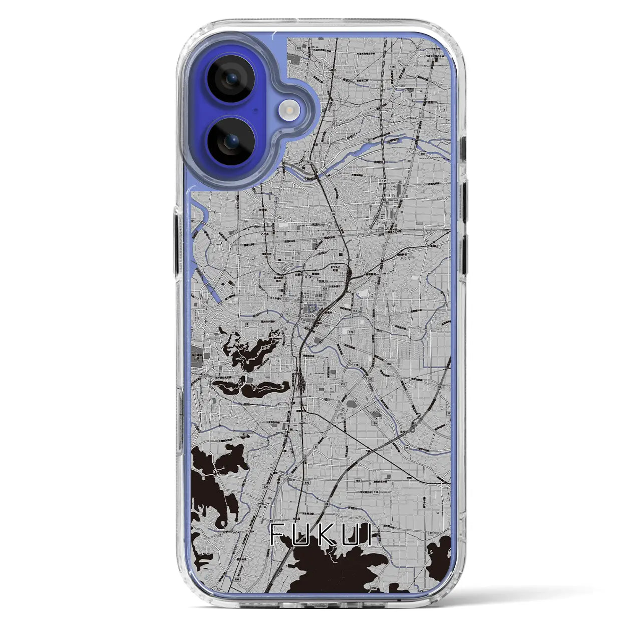 【福井(福井県)】地図柄iPhoneケース(MagSafeタイプ)