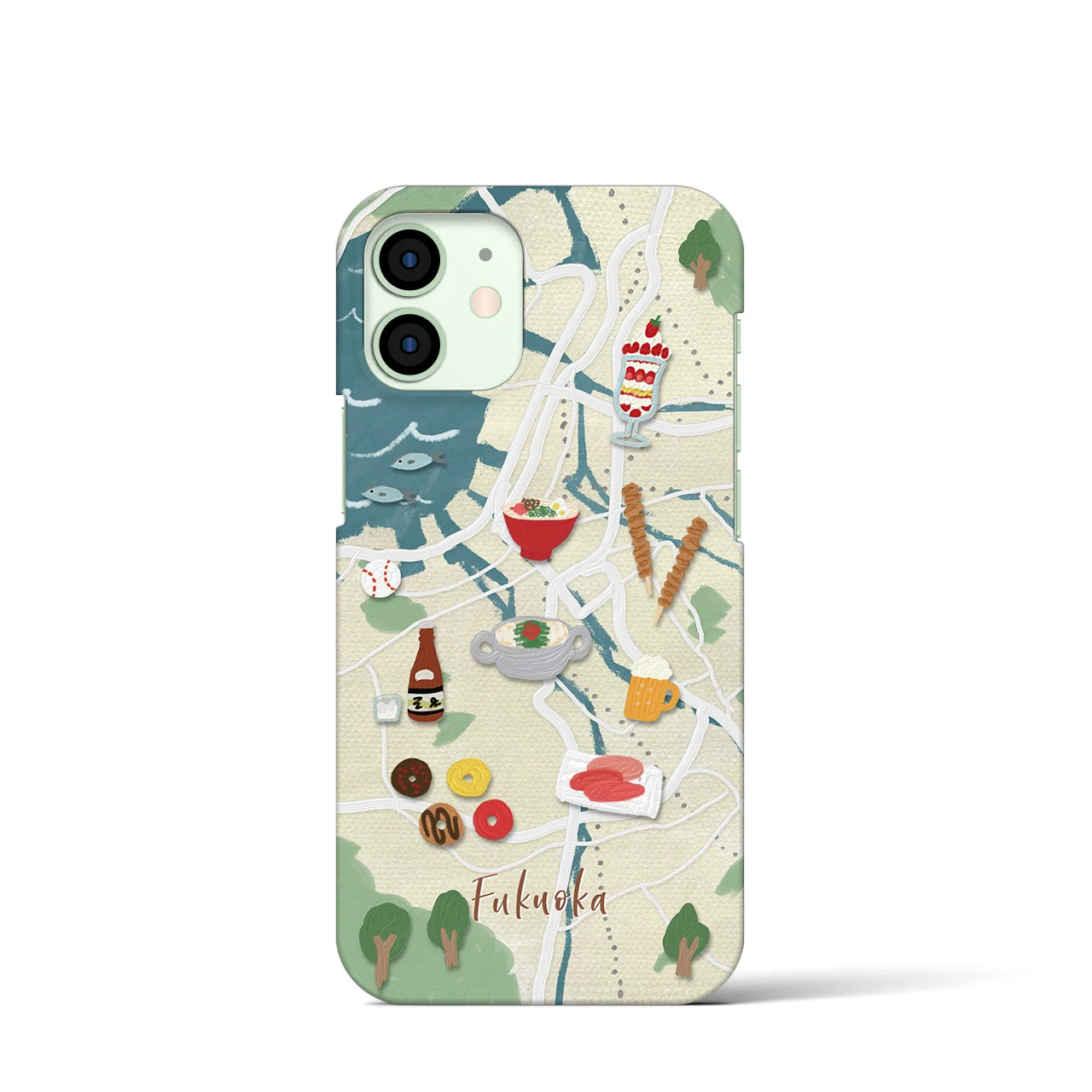 【福岡】Walk & Eat iPhoneケース(バックカバータイプ)