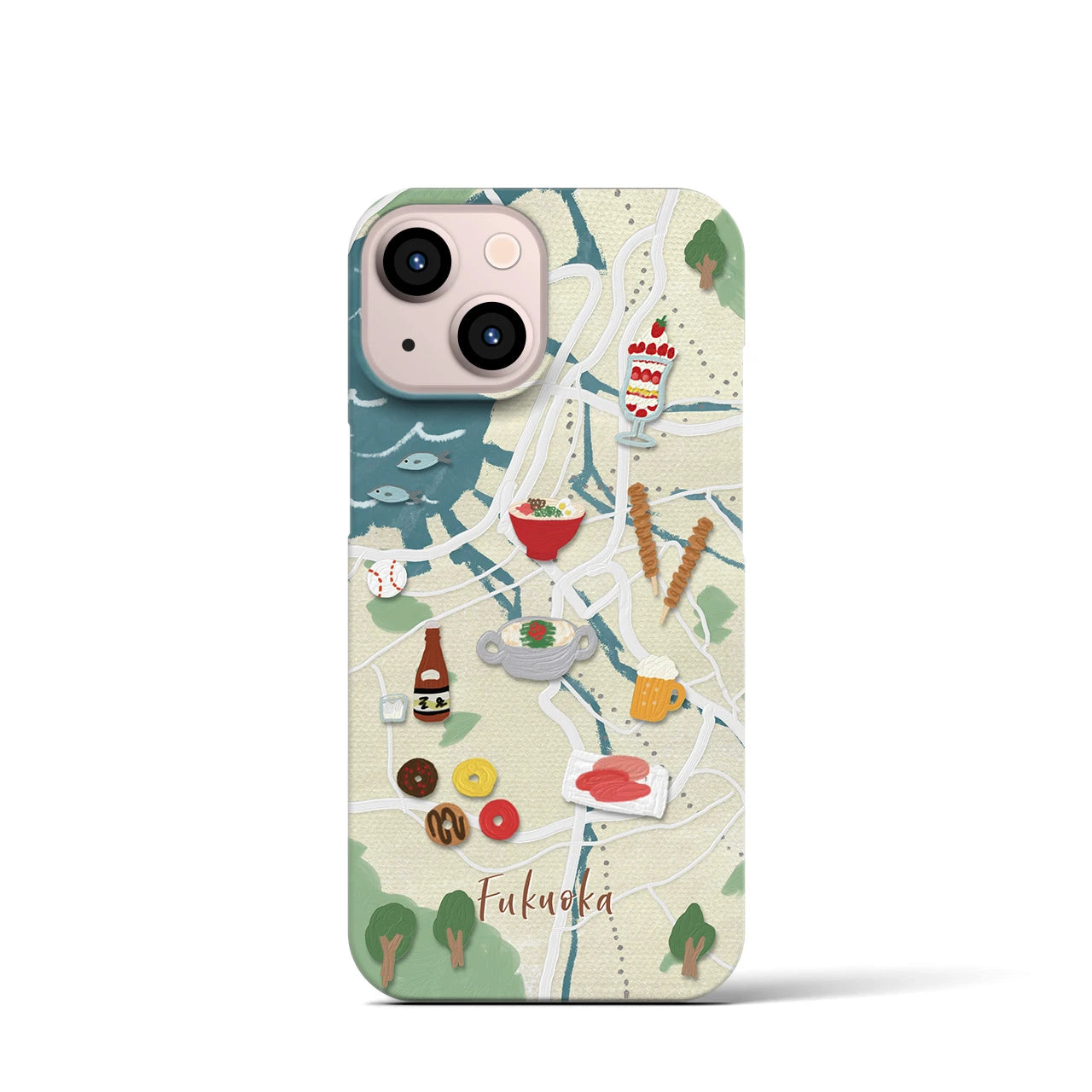 【福岡】Walk & Eat iPhoneケース(バックカバータイプ)