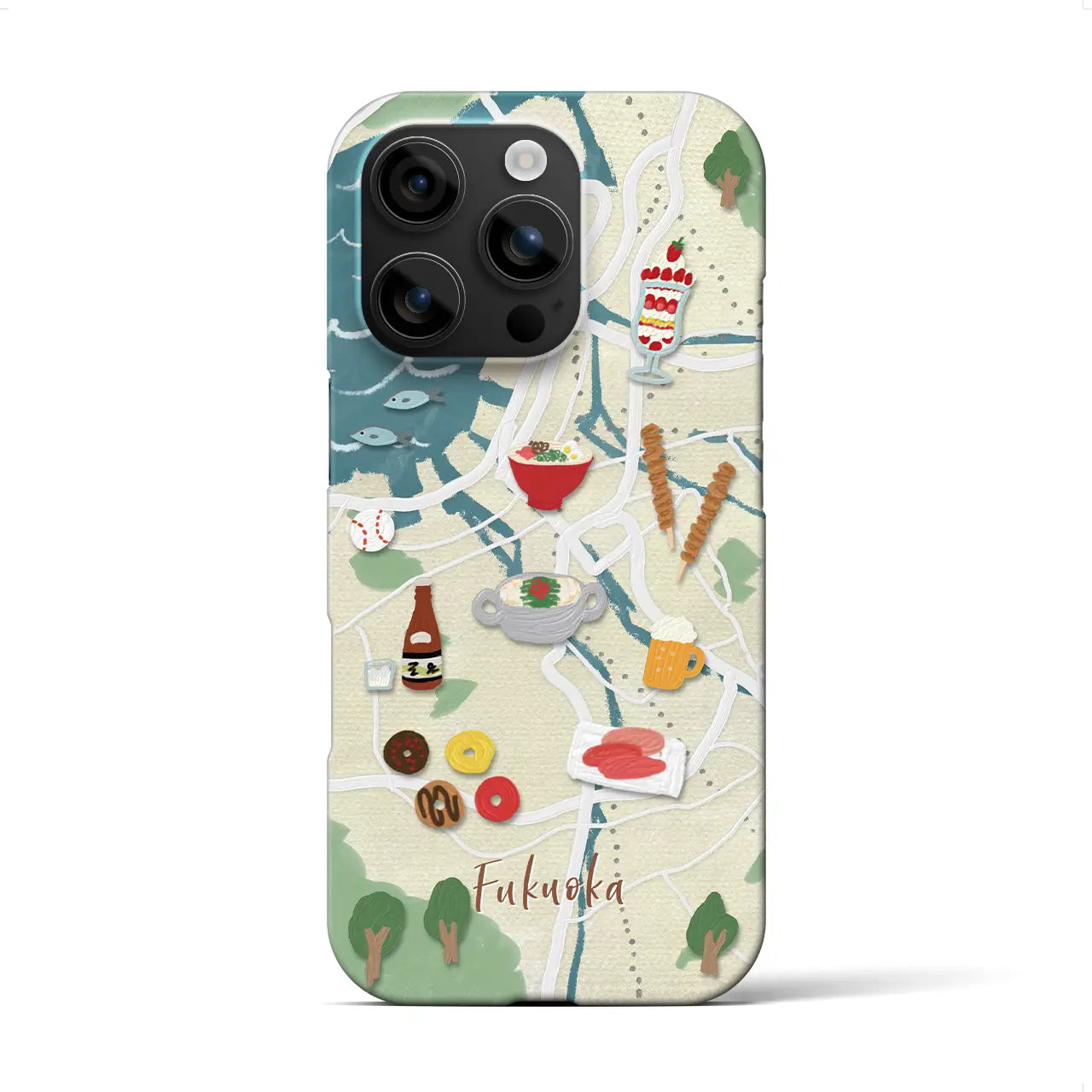 【福岡】Walk & Eat iPhoneケース(バックカバータイプ)