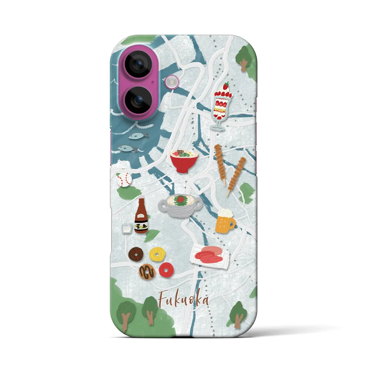 【福岡】Walk & Eat iPhoneケース(バックカバータイプ)