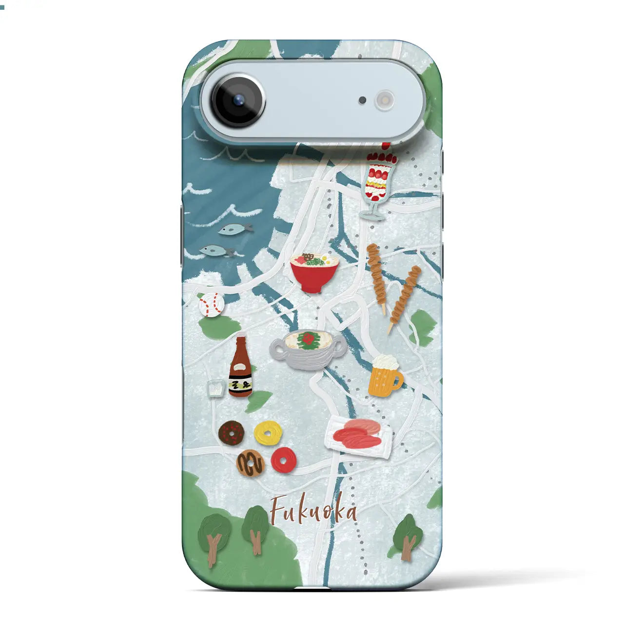 【福岡】Walk & Eat iPhoneケース(バックカバータイプ)