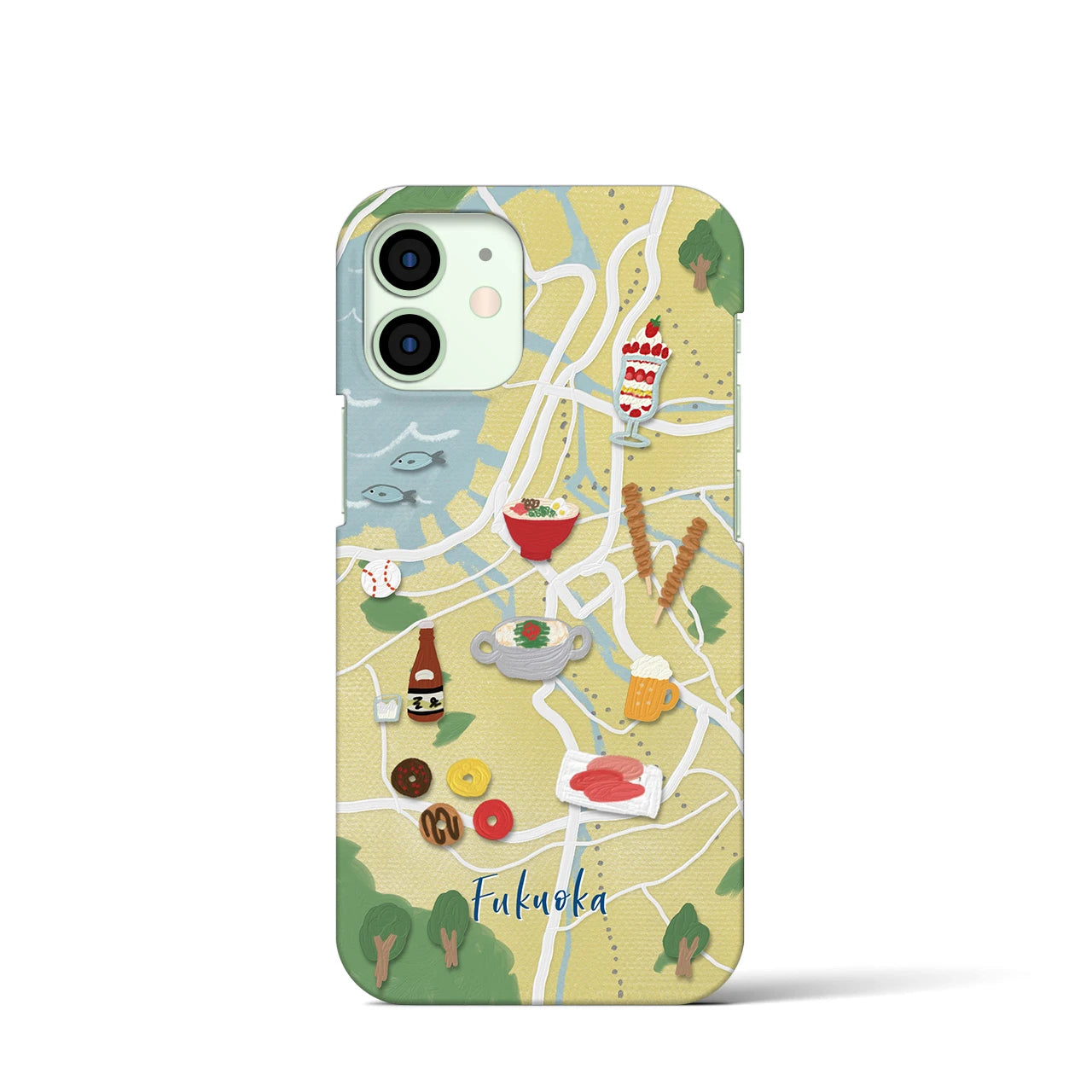 【福岡】Walk & Eat iPhoneケース(バックカバータイプ)