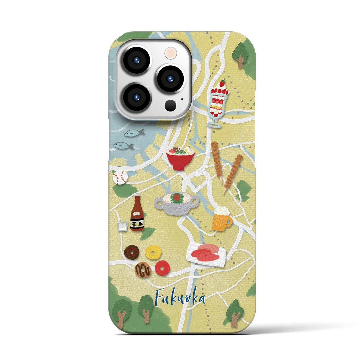 【福岡】Walk & Eat iPhoneケース(バックカバータイプ)