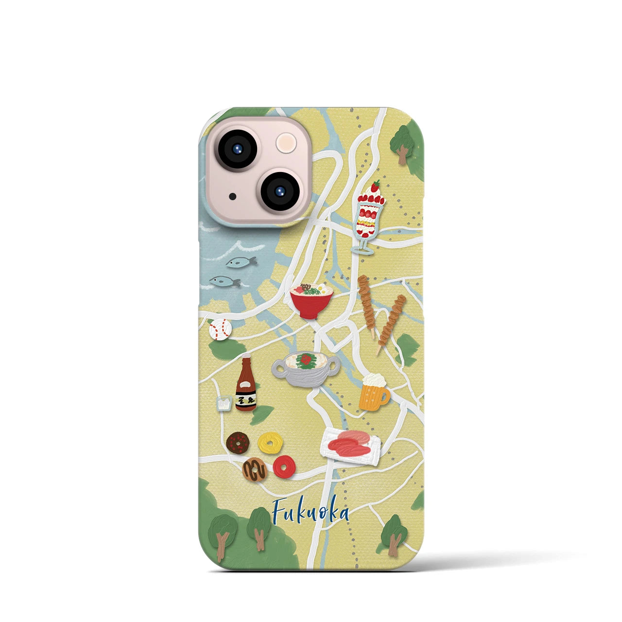 【福岡】Walk & Eat iPhoneケース(バックカバータイプ)