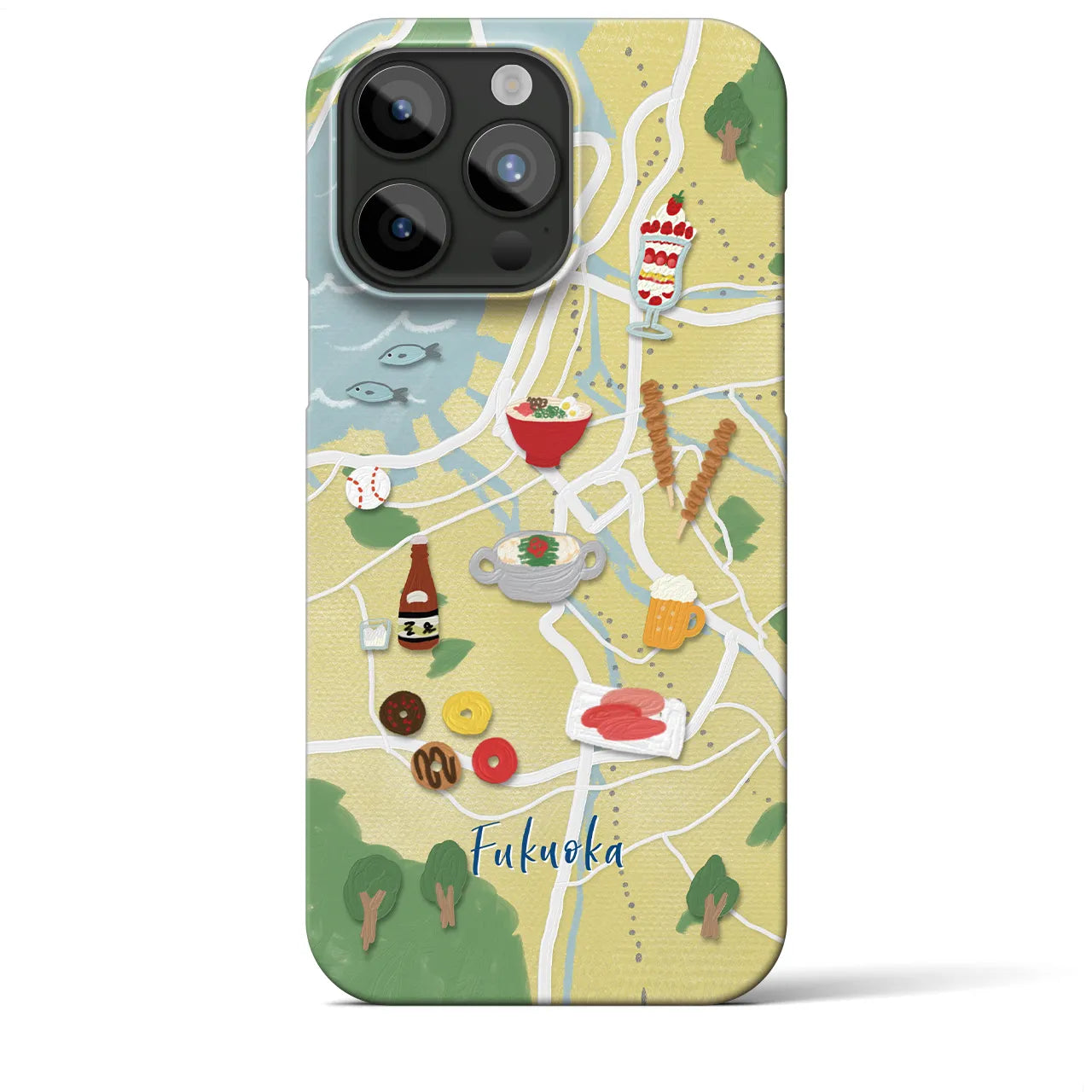 【福岡】Walk & Eat iPhoneケース(バックカバータイプ)