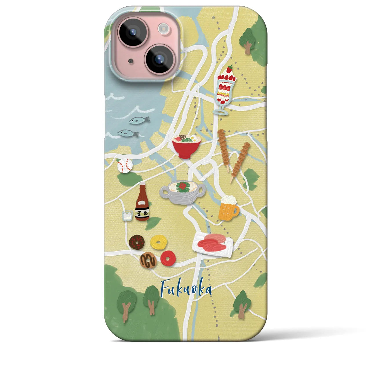 【福岡】Walk & Eat iPhoneケース(バックカバータイプ)