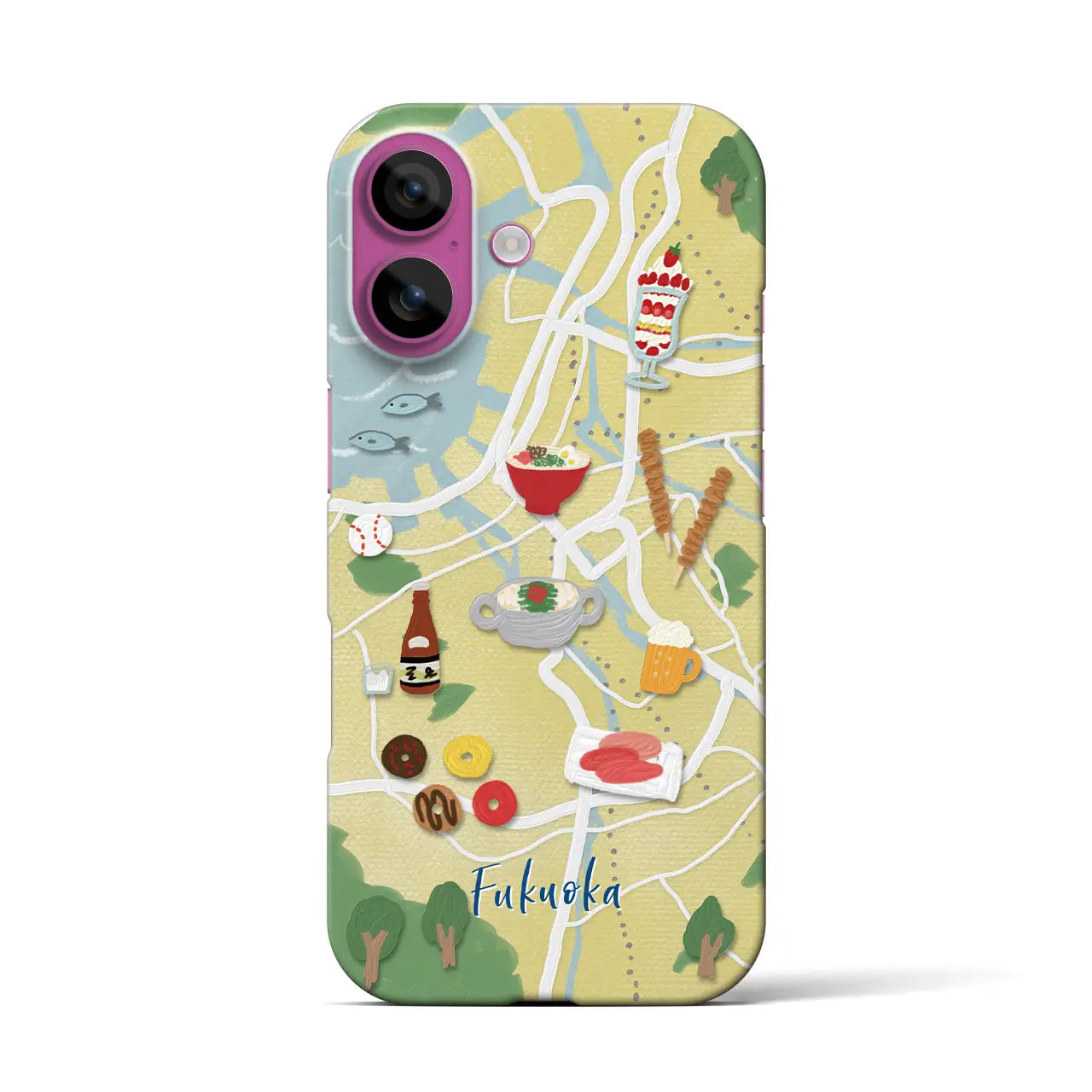 【福岡】Walk & Eat iPhoneケース(バックカバータイプ)