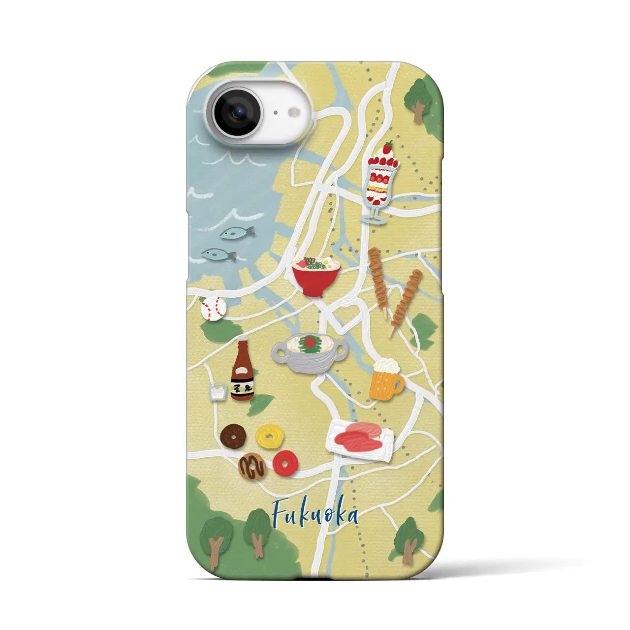 【福岡】Walk & Eat iPhoneケース(バックカバータイプ)