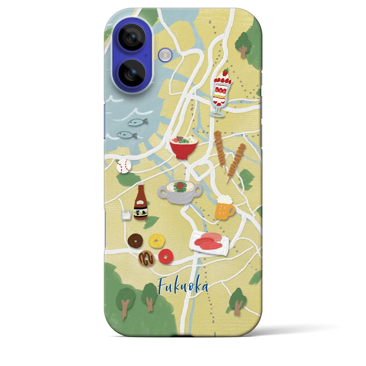 【福岡】Walk & Eat iPhoneケース(バックカバータイプ)