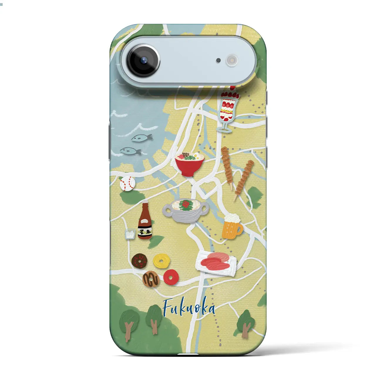 【福岡】Walk & Eat iPhoneケース(バックカバータイプ)