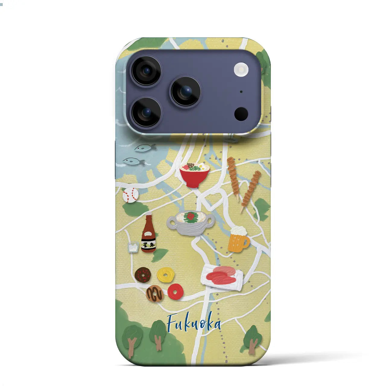 【福岡】Walk & Eat iPhoneケース(バックカバータイプ)