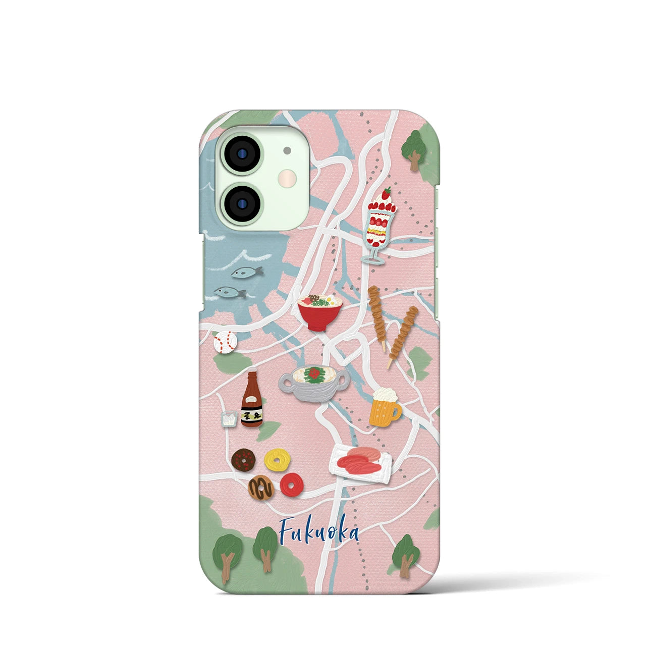 【福岡】Walk & Eat iPhoneケース(バックカバータイプ)