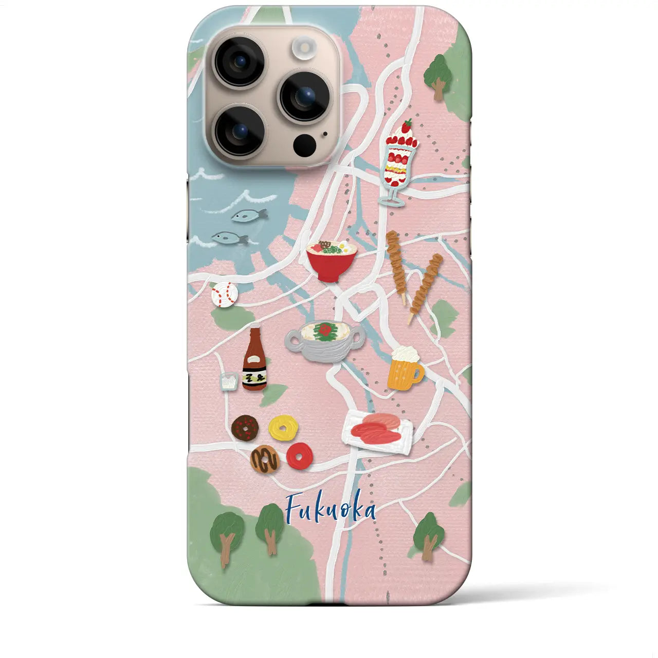 【福岡】Walk & Eat iPhoneケース(バックカバータイプ)