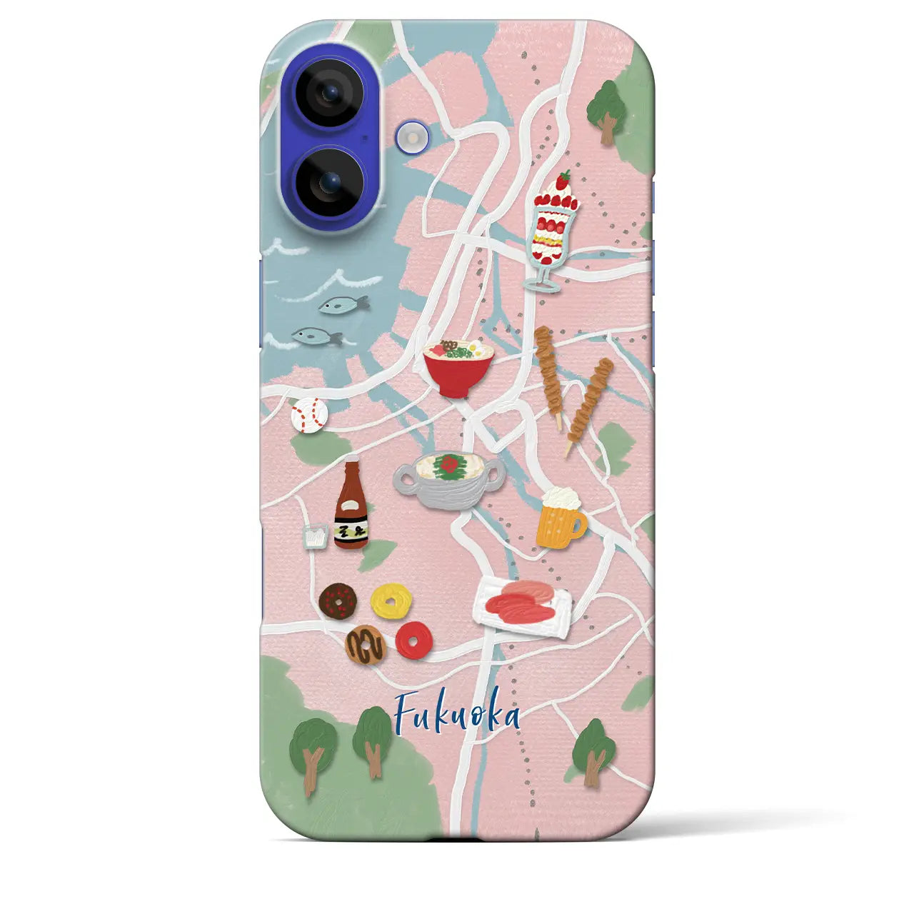 【福岡】Walk & Eat iPhoneケース(バックカバータイプ)