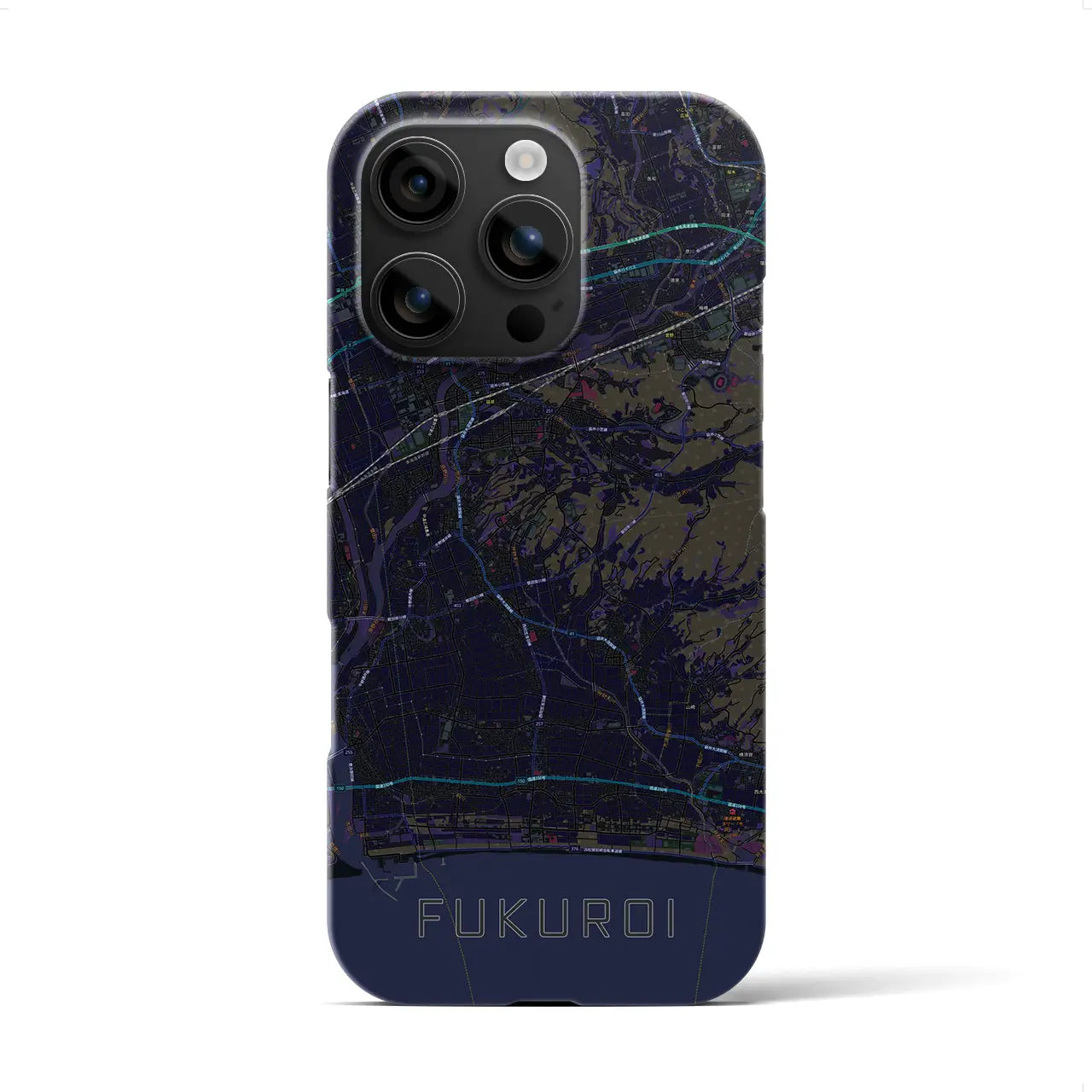 【袋井(静岡県)】地図柄iPhoneケース(バックカバータイプ)