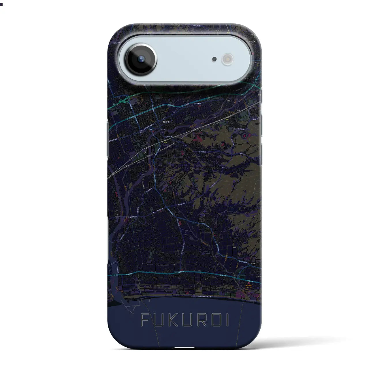 【袋井(静岡県)】地図柄iPhoneケース(バックカバータイプ)