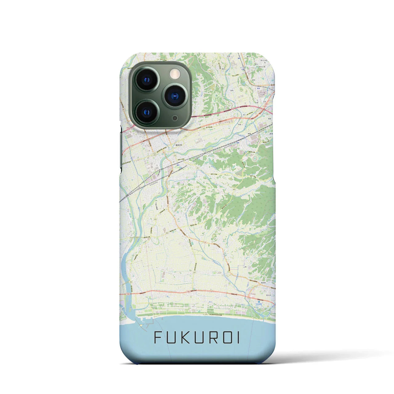【袋井(静岡県)】地図柄iPhoneケース(バックカバータイプ)