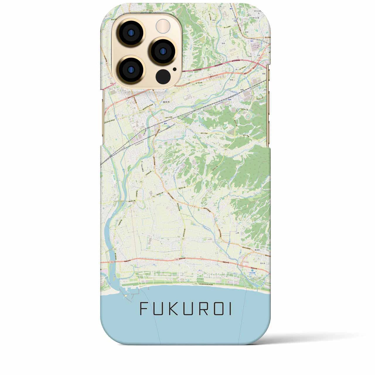 【袋井(静岡県)】地図柄iPhoneケース(バックカバータイプ)