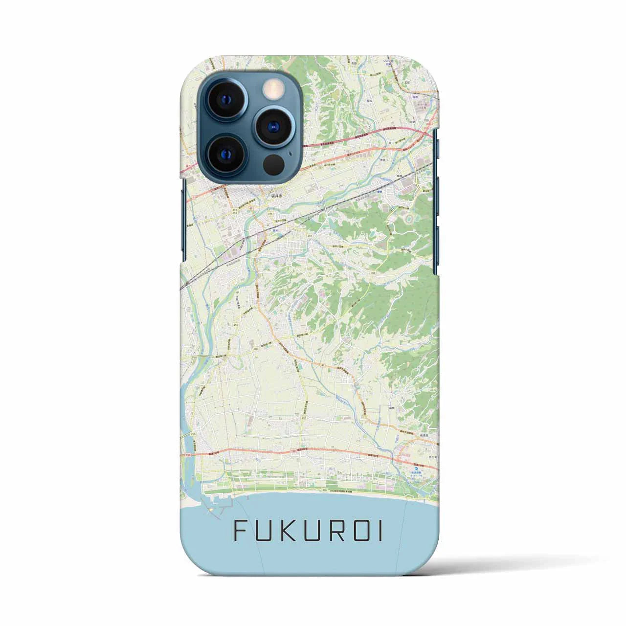 【袋井(静岡県)】地図柄iPhoneケース(バックカバータイプ)