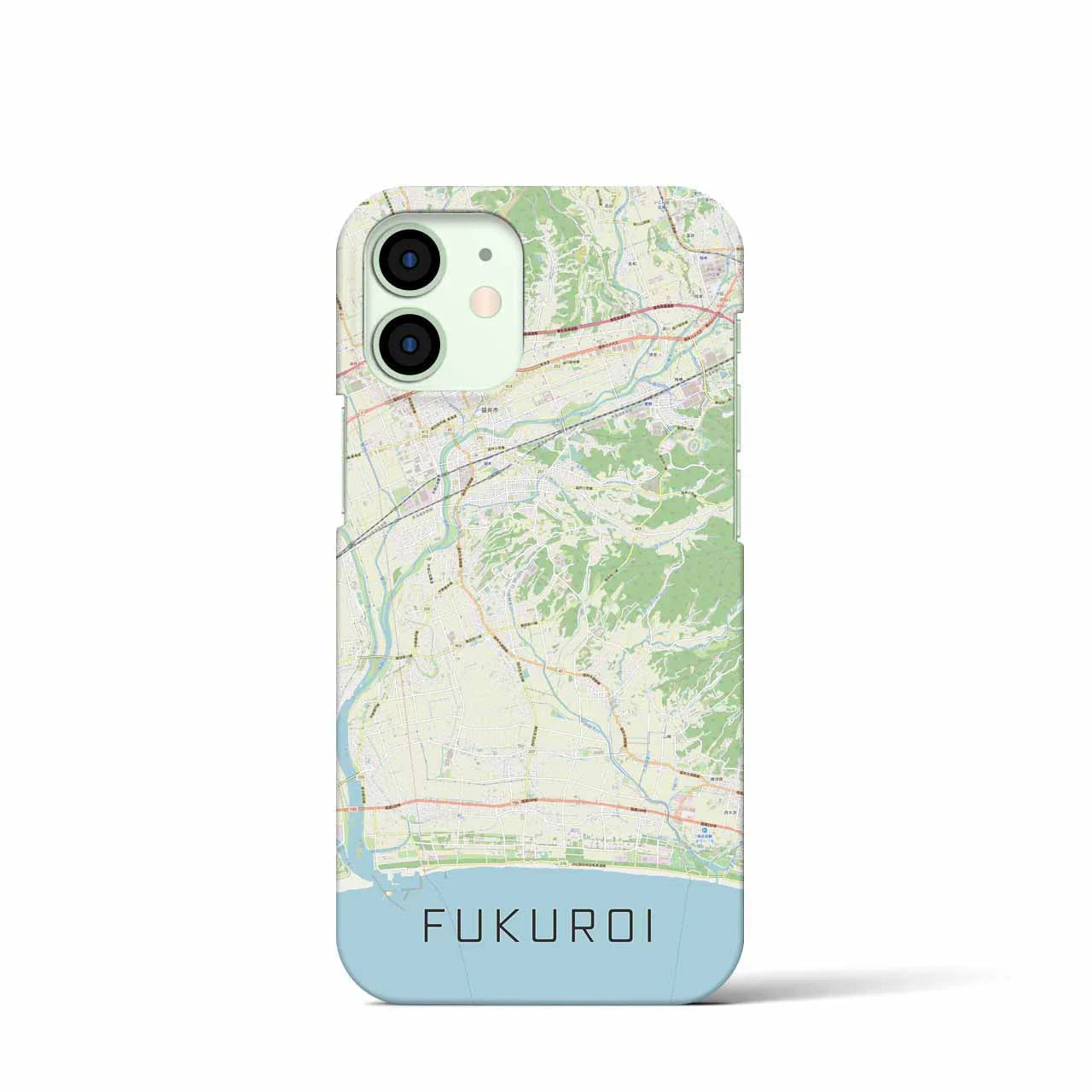 【袋井(静岡県)】地図柄iPhoneケース(バックカバータイプ)