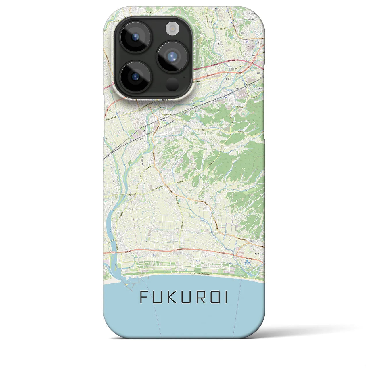 【袋井(静岡県)】地図柄iPhoneケース(バックカバータイプ)