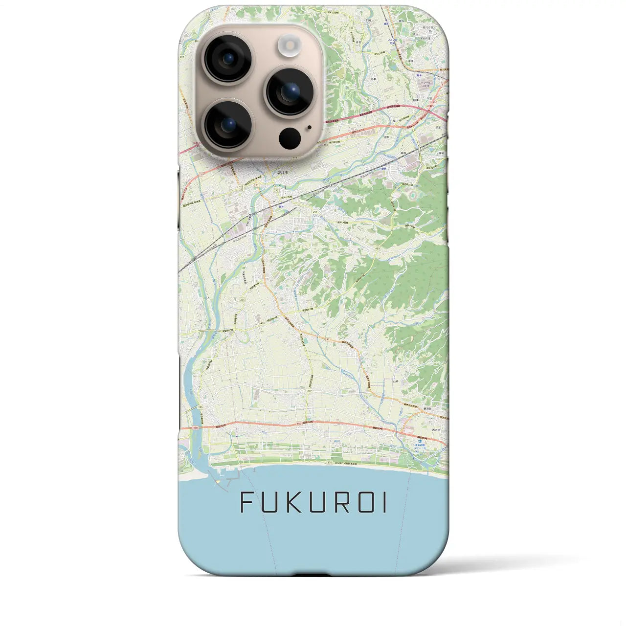 【袋井(静岡県)】地図柄iPhoneケース(バックカバータイプ)