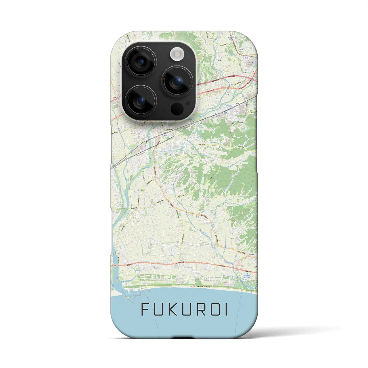 【袋井(静岡県)】地図柄iPhoneケース(バックカバータイプ)
