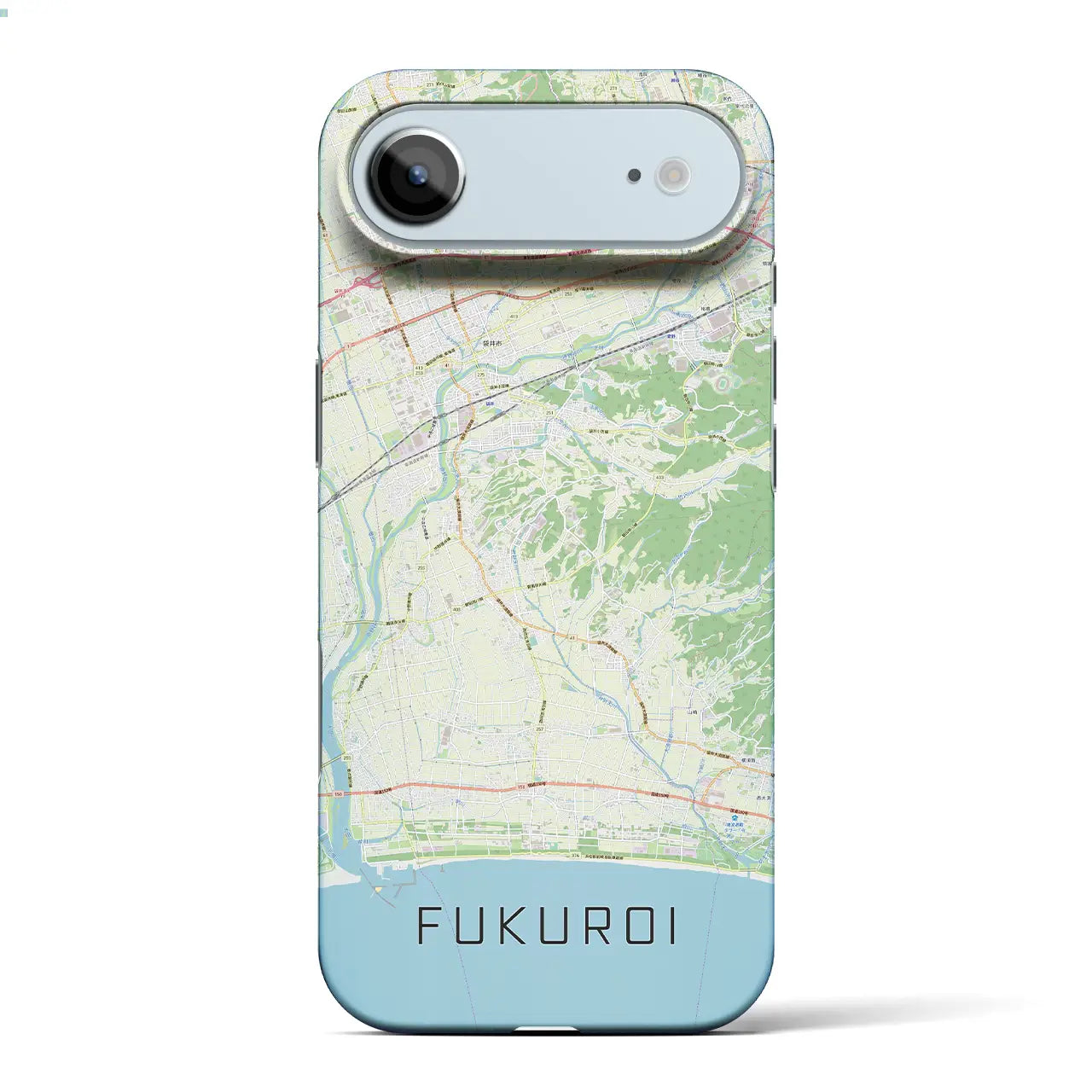 【袋井(静岡県)】地図柄iPhoneケース(バックカバータイプ)