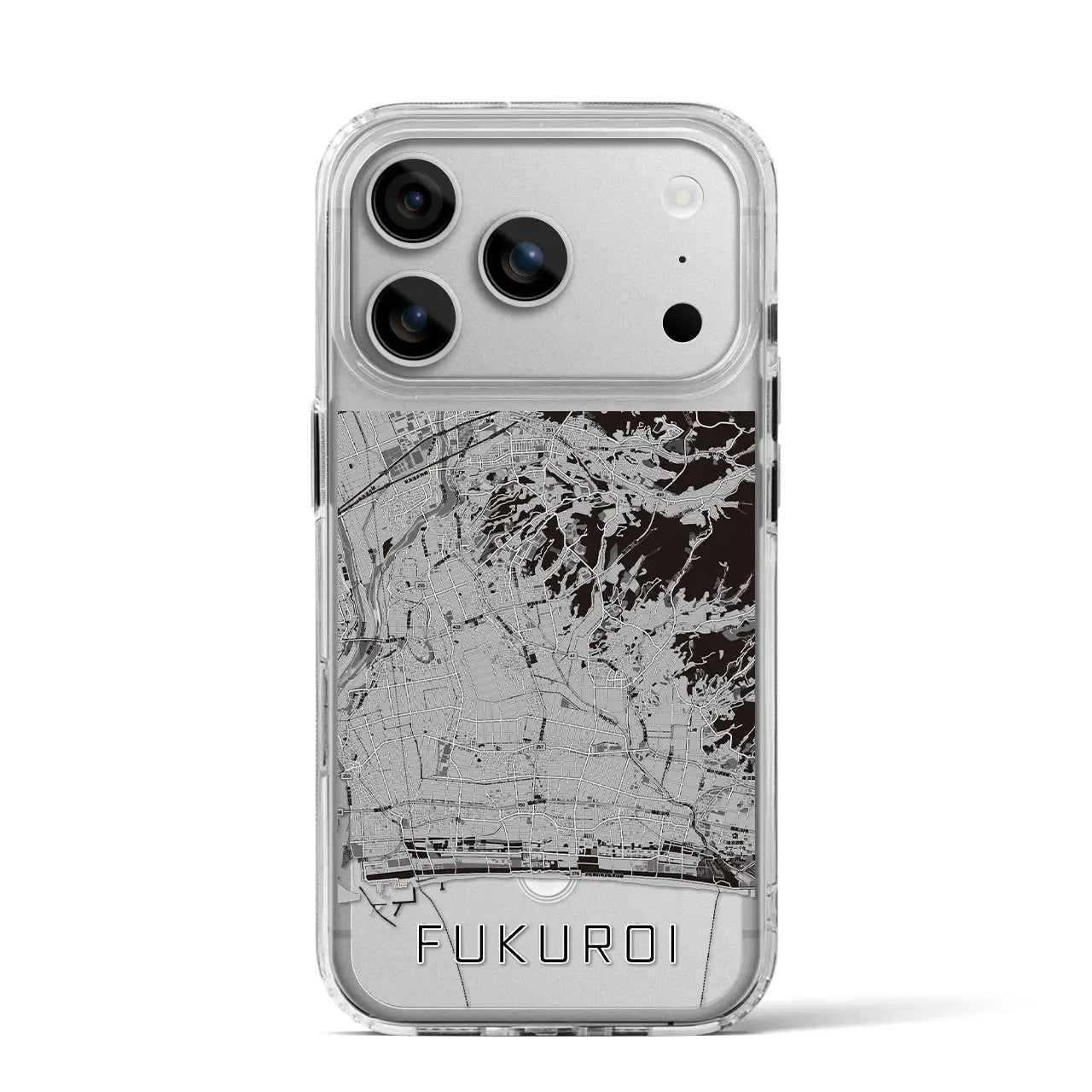 【袋井(静岡県)】地図柄iPhoneケース(MagSafeタイプ)