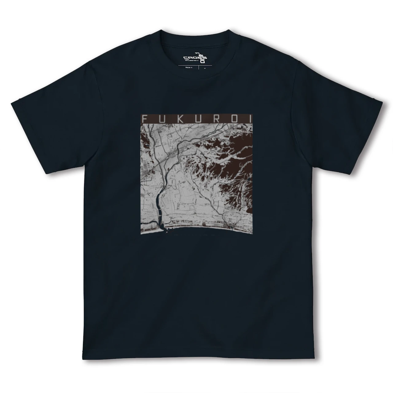 【袋井(静岡県)】地図柄ヘビーウェイトTシャツ